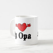 Ik houd van Mijn Gift Opa Koffiemok (Voorkant links)