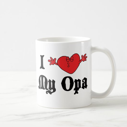 Ik houd van Mijn Gift Opa Koffiemok (Rechts)