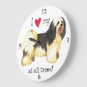 Ik houd van mijn Havanese Grote Klok (Hoek)