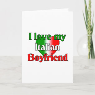 Ik houd van Mijn Italiaanse Vriend Feestdagen Kaart