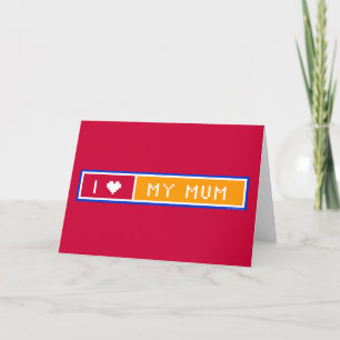 Ik houd van mijn Kaarten Mum (spatie binnen)
