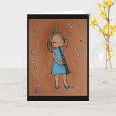 Ik houd van Mijn Klarinet Kaart (Gele Bloem)