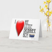 IK HOUD VAN MIJN KLEIN MEISJE VAN DE SLAGWERKER KAART (Gele Bloem)