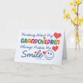 Ik houd van Mijn Kleinkinderen Kaart (Gele Bloem)