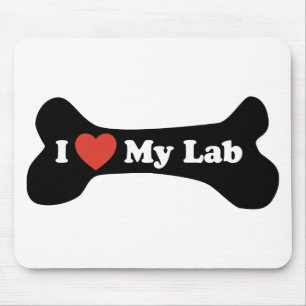 Ik houd van Mijn Laboratorium - het Been van de Muismat