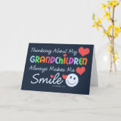 Ik houd van Mijn Leuke Kleinkinderen Kaart (Gele Bloem)