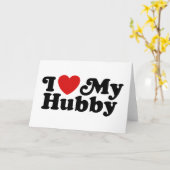 Ik houd van Mijn Manlief Kaart (Gele Bloem)