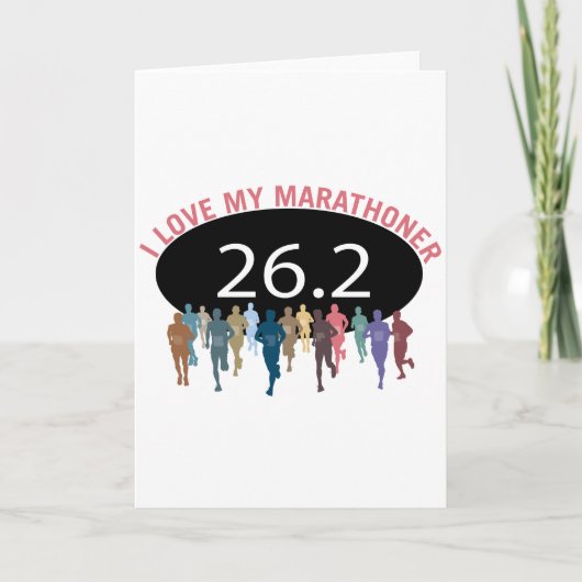 Ik houd van mijn Marathoner Kaart (Voorkant)
