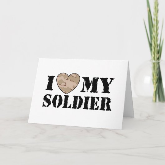 Ik houd van Mijn Militair Kaart (Voorkant)