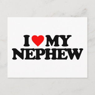 IK HOUD VAN MIJN NEEF BRIEFKAART