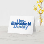 Ik houd van Mijn Papa van de Marathon Kaart (Gele Bloem)