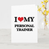 Ik houd van mijn Persoonlijke Trainer Kaart (Gele Bloem)