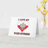 Ik houd van Mijn Poolse Vriend Kaart (Gele Bloem)