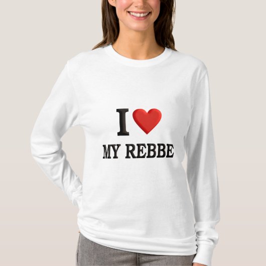 Ik houd van Mijn Rebbe T-shirt (Voorkant)
