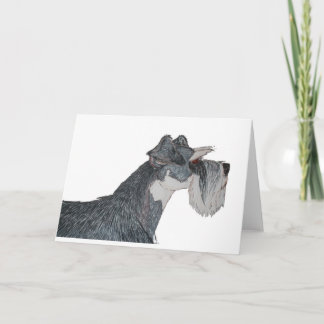 Ik houd van Mijn Schnauzer Kaart
