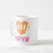 Ik houd van Mijn Sinaasappel 17 Koffiemok (Voorkant links)