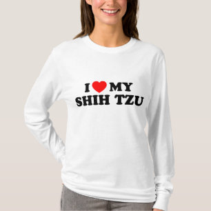 Ik houd van mijn T-shirt van Shih Tzu