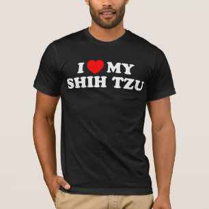 Ik houd van mijn T-shirt van Shih Tzu
