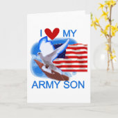 Ik houd van Mijn T-shirts en Giften van de Zoon Kaart (Gele Bloem)