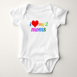 Ik houd van Mijn Twee Mamma's Romper