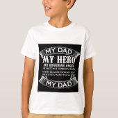 Ik houd van mijn vader  "My Dad My hero" T-shirt (Voorkant)