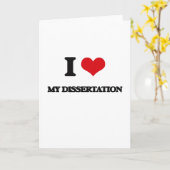 Ik houd van Mijn Verhandeling Kaart (Gele Bloem)