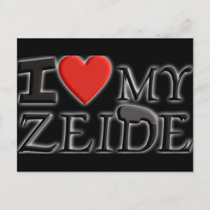 Ik houd van mijn Zeide Briefkaart