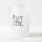 Ik houd van mijn Zeide Matglas Bierpul (Voorkant links)