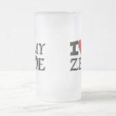 Ik houd van mijn Zeide Matglas Bierpul (Center)