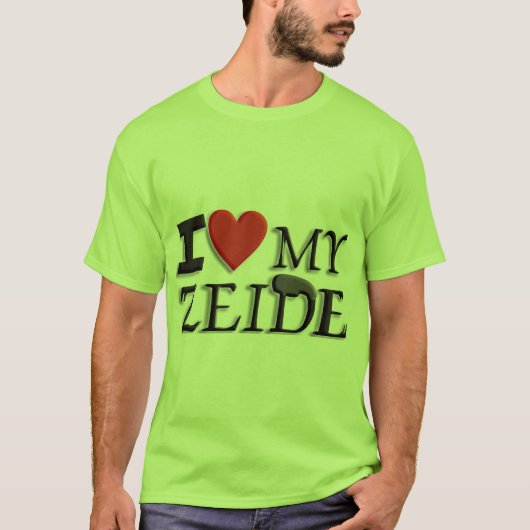 Ik houd van mijn Zeide T-shirt (Voorkant)