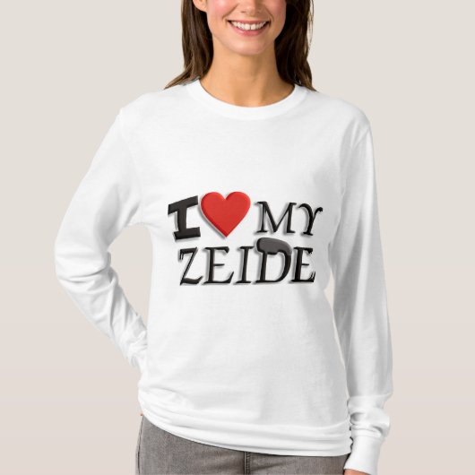 Ik houd van mijn Zeide T-shirt (Voorkant)