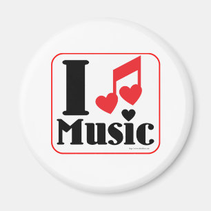 Ik houd van muziek! magneet