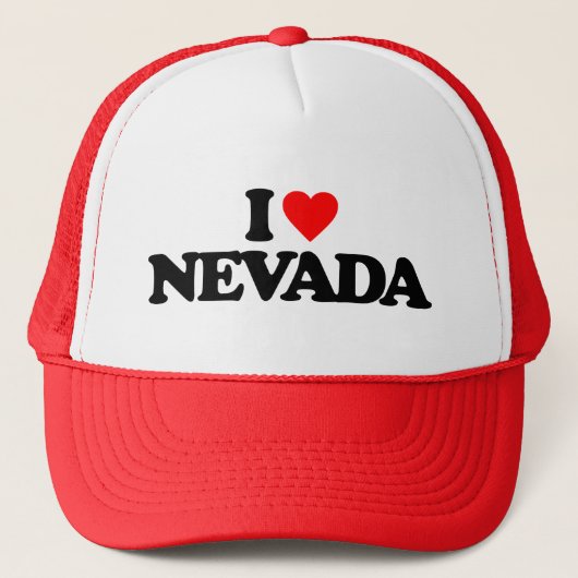 IK HOUD VAN NEVADA TRUCKER PET (Voorkant)