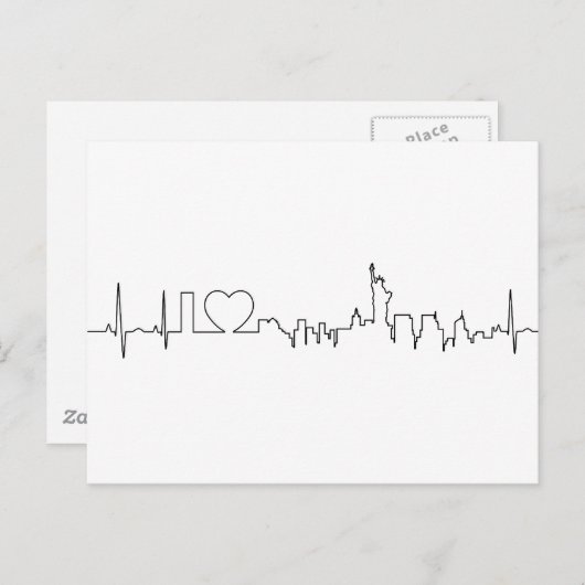 Ik houd van New York in een buitengewone stijl Briefkaart (Voorkant / Achterkant)