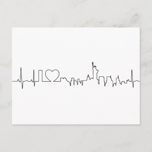 Ik houd van New York in een buitengewone stijl Briefkaart (Voorkant)