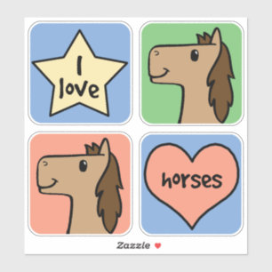 Ik houd van Paarden Sticker