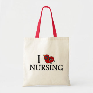 Ik houd van pleeg tote bag