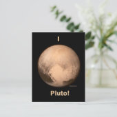 Ik houd van Pluto! Briefkaart (Staand voorkant)