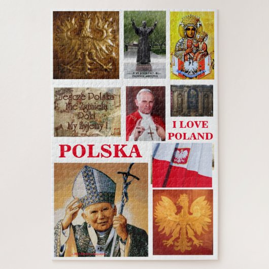 IK HOUD VAN POLEN, POLISH ICONS JIGSAW PUZZLE LEGPUZZEL (Verticaal)