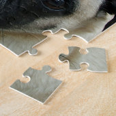 Ik houd van Pugs met Harten Legpuzzel (Zijkant)
