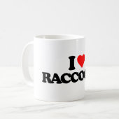 IK HOUD VAN RACCOONS KOFFIEMOK (Voorkant links)