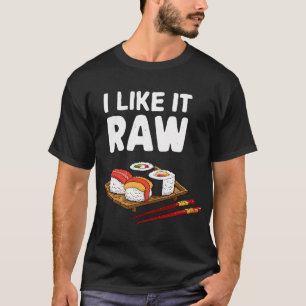 Ik Houd van Rauw Sushi Liefhebber T-shirt