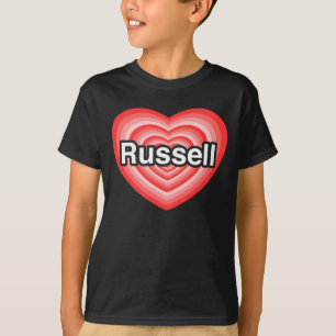 Ik houd van Russell. Ik houd van u Russell. Hart T-shirt