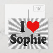 Ik houd van Sophie Briefkaart (Voorkant / Achterkant)