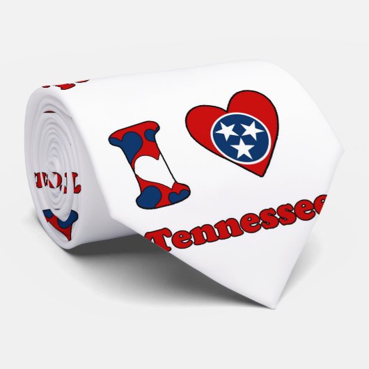Ik houd van Tennessee Stropdas (Opgerold)