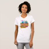 IK HOUD VAN TUSCANY EN SUNFLOWERS T-SHIRT (Voorkant volledig)