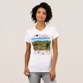 IK HOUD VAN TUSCANY, OUDE LANDBOUW IN CHIANTI LAND T-SHIRT (Voorkant volledig)