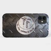 Ik houd van u aan de Maan & de Rug Case-Mate iPhone Case (Achterkant (horizontaal))