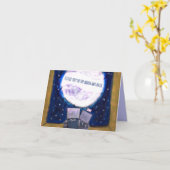 Ik houd van u aan de Maan en de AchterRobots Kaart (Gele Bloem)