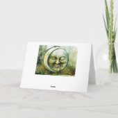 Ik houd van u aan de Maan en de Rug Kaart (Achterkant)